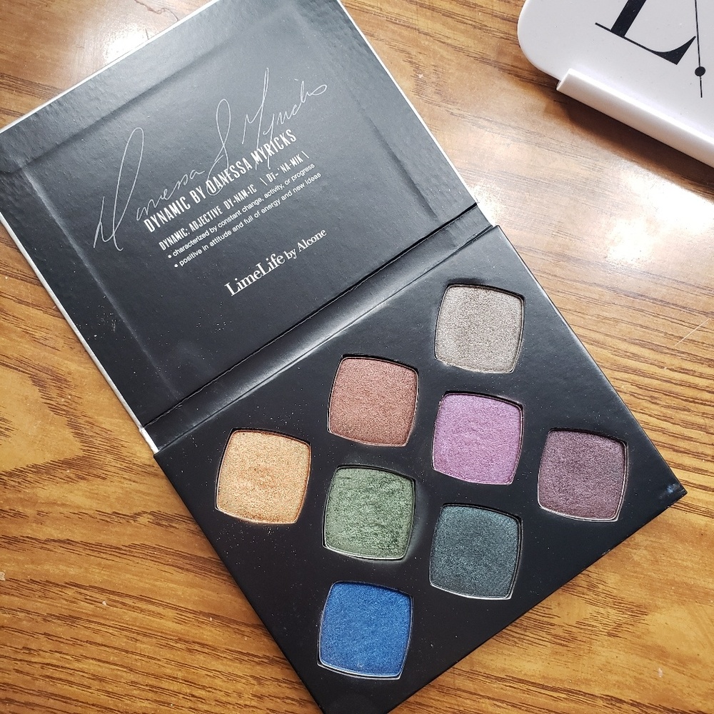 LimeLife x Danessa Myricks metallic eyeshadow
